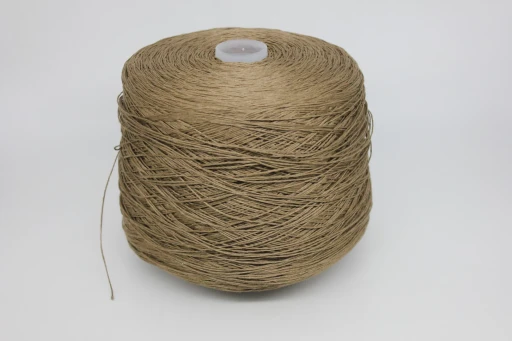 Бобинная пряжа FRESCOLINO by Rigo (100% лён), 300-320м/100гр, 2340 коричневый загар