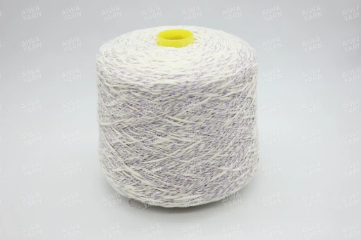 Бобинная пряжа FIAMMA  (100% хлопок + люрекс), 540 м/100гр, лаванда