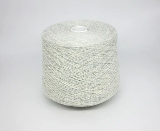 Бобинная пряжа Zegna Baruffa Super SOFT (100% шерсть), 650 м/100 гр, 200384 зеленый лен