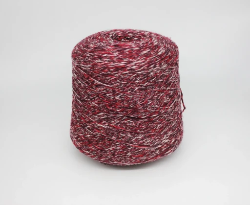 Бобинная пряжа  IRISH TWEED Filpucci industrie ( 40% меринос 25% альпака 35% па), 290 м/100 гр, красный бархат