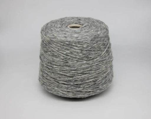 Бобинная пряжа FILPUCCI SOFFARAN (80% вспушенный меринос, 20% па), 220 м/100 гр  , серый меланж