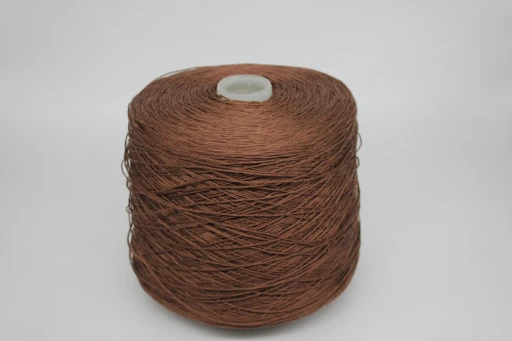 Бобинная пряжа FRESCOLINO by Rigo (100% лён), 300-320м/100гр, 1821 кофейная глубина