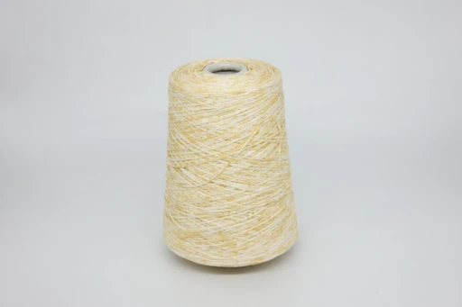 Бобинная пряжа GRUPPO filpucci ARABIS ECOPRINT (100% органический хлопок), 420м/100 гр, шнурок, желтый