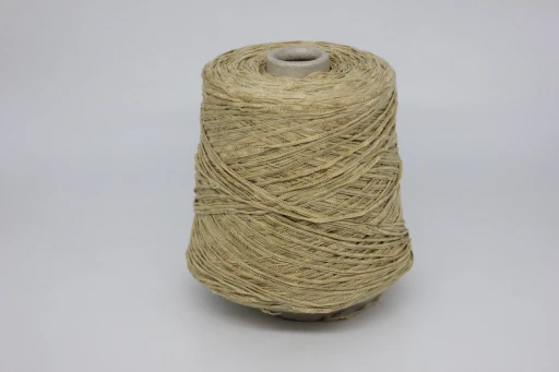 Бобинная пряжа GRUPPO filpucci BACO (100% органический хлопок), 180м/100 гр, лента, 21-634 FIENO