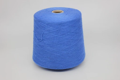 Бобинная пряжа VELOX NEW MILL (40% меринос, 10% кашемир, 25% вискоза, 25% па), 1450 м/100гр, 129609 небесный