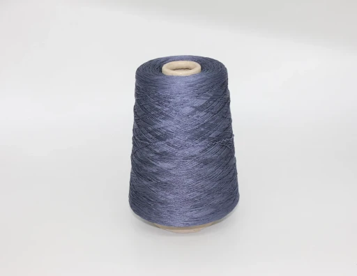Бобинная пряжа GRUPPO FILPUCCI арт. ROLLER (83% вискоза, 17% полиамид эластан), 800 м/100 гр, 21-603 INDIGO