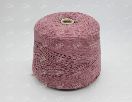 Бобинная пряжа  Lana/Cotton  (50% меринос, 50% хлопок), 300м/100 гр, 17-1512 античная роза