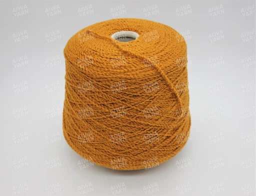 Бобинная пряжа Damper (95% меринос, 5% эластан), 350м/100г, 17-004 ocra
