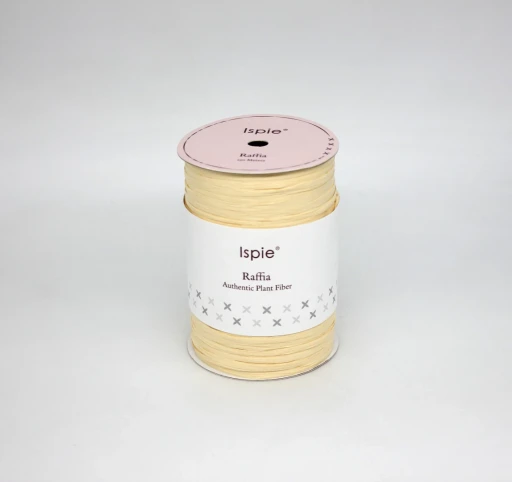 Рафия ISPIE испи (100% растительное волокно), 250м, 124А Oatmeal овсянка