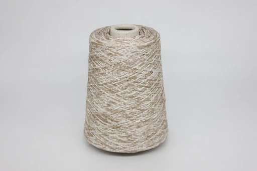 Бобинная пряжа GRUPPO filpucci ARABIS ECOPRINT (100% органический хлопок), 420м/100 гр, шнурок, бежевый