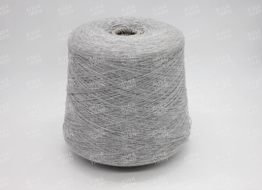 Бобинная пряжа CARIAGGI Marte Silver 2/26 (65% меринос, 18% шёлк, 9% кашемир, 6% па, 2% люрекс), 1300 м/100 гр, 713563-975