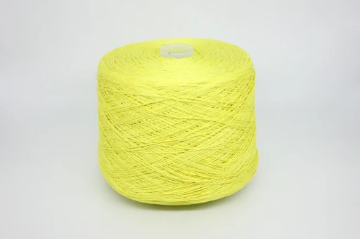 Бобинная пряжа FRESCOLINO by Rigo (100% лён), 300-320м/100гр, 9325 жёлтый неон