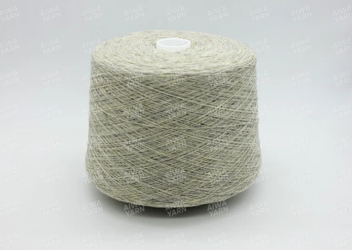 Бобинная пряжа Zegna Baruffa Super SOFT (100% шерсть), 650 м/100 гр, 203621 суровый